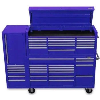 Edelstahlgriffe 96 Zoll US General Toolbox mit Rollkiste und Werkzeugkisten