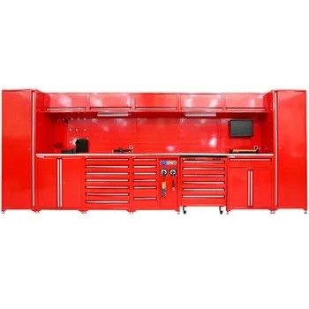 Mechaniker Werkstatt Schwerlastwerkzeugschrank mit mehreren Schubladen Optional in Silberfarbe