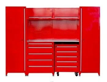 Mechaniker Werkstatt Schwerlastwerkzeugschrank mit mehreren Schubladen Optional in Silberfarbe
