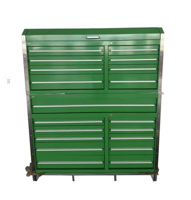 Werkzeuge aus Garagenhäusern Silber 56 &quot;Schwerlaststahl Rollwerkzeugkasten Metall Garagenwerkzeugschrank
