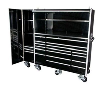 Werkzeugschrank für die Lagerung Werkzeugschrank für die Garage Metallwerkzeugschränke mit Edelstahl-Schalter