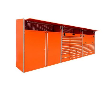 Großmetall-Performax-Werkzeugschränke mit Rädern, maßgeschneiderter Stütze und Aluminiumgriffe