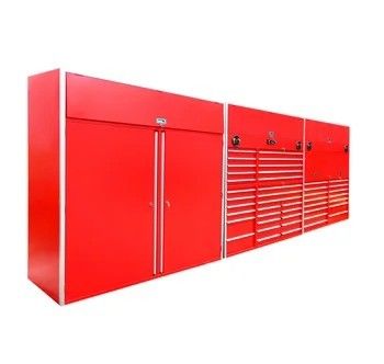 Großmetall-Performax-Werkzeugschränke mit Rädern, maßgeschneiderter Stütze und Aluminiumgriffe