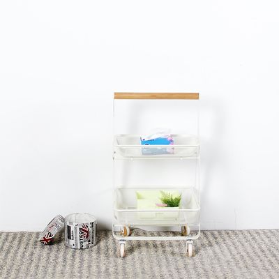 Nordic Shelf Storage Trolley 3 Stufen Küchenwagen für Platzersparnis