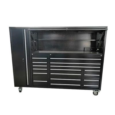 Custom Metall Garage Schrank Werkzeugkasten mit Oberschränken 72 Zoll OEM ODM akzeptabel