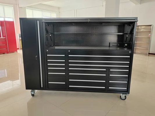 Custom Metall Garage Schrank Werkzeugkasten mit Oberschränken 72 Zoll OEM ODM akzeptabel