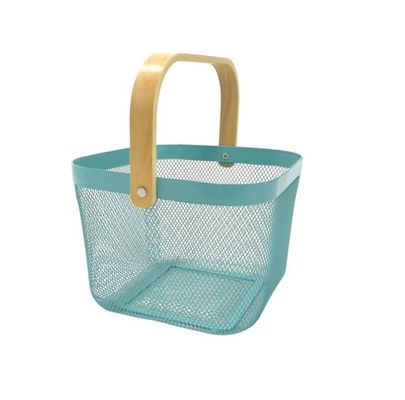 Modernes Design Speicherlösung Pulver beschichtet Mesh Obstkorb für die Heimlagerung