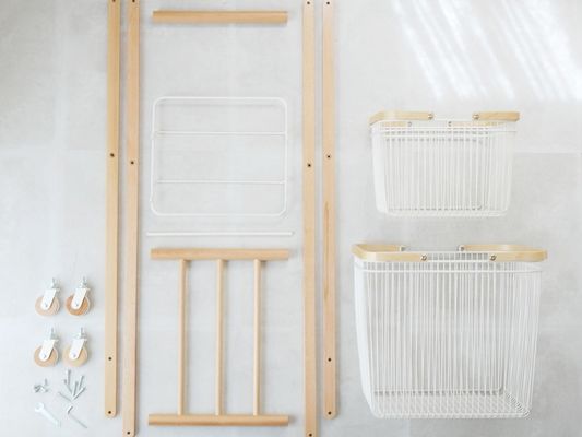 Modernes Design Klappkleidung Schmutzkleidung Lagerkorb für Heim-Büro Kleidung Management