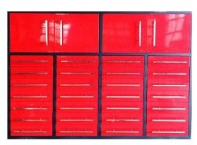 Mehrfachschubladen Optional 28 Schubladen Garage Schränke für die Lagerung von schweren Fahrzeugwerkzeugen