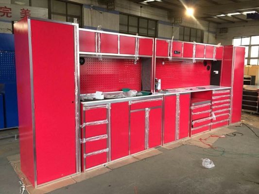 Akzeptable OEM ODM Silberwalzschränke für anpassbare Garagenwerkstätten