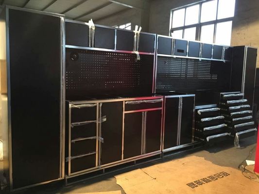 Garagenwerkstatt Werkzeuge Schwerlast-Kaltgewalzte Stahlwandschrank für modulare Werkzeuglager
