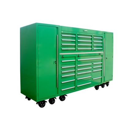Mechanischer Werkzeugschrank mit Werkstuhl