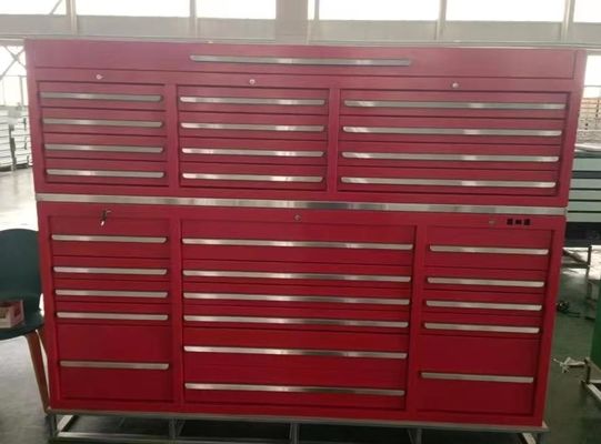 Aluminiumgriffe kundenspezifischer Rollwerkzeugschrank für die Lagerung von CNC-Werkzeugen für Schwermetalle