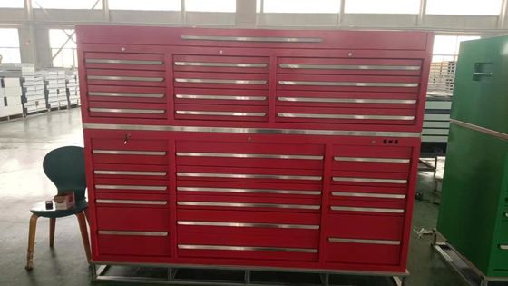 OEM ODM Akzeptable 42 Zoll Werkzeugkiste auf Rädern für Metallwerkzeuglager im Garagenladen