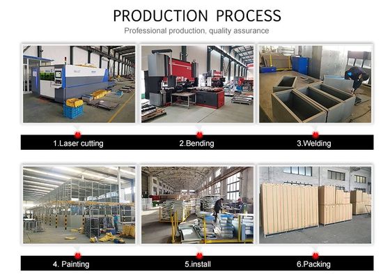 OME Industrie-Schwerlastwerkzeugschrank mit Schlüsselverschluss und Edelstahl