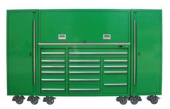 Kundenspezifische Unterstützung OBM Popular Garage Storage System mit Werkzeugspeicher und Rädern