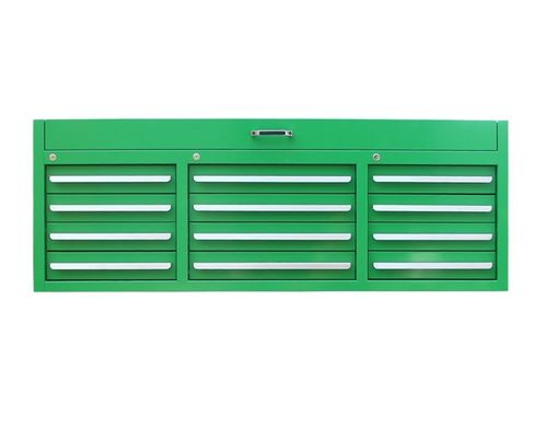Edelstahlgriffe und Schreibtisch 96 Zoll Schwerlast-Rollwerkzeug-Kastenschrank