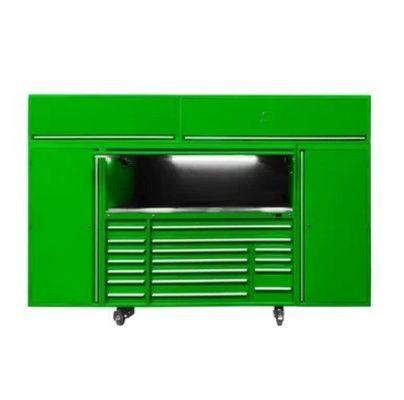 Kraft beschichtet Finish Werkzeug Schrank Combo für langlebige Garage Werkzeugkiste und Schrank