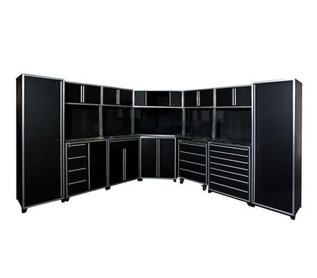Verstellbares 2 Tür schweres Schrank für Garage Metall hohe Garage-Lager-Schrank Werkstatt