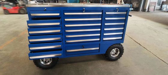 Custom Garage Möbel Große Werkzeugkiste auf Rädern für professionelle Werkzeugorganisation