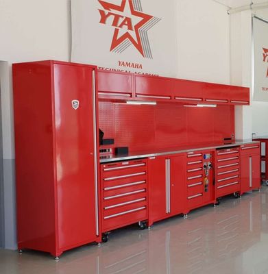 5 Schubladen Werkzeug Trolley Metall Schrank Schwerlast-Rollenschrank für Werkzeuge Garage-Lager