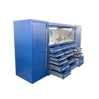 Schwermetallschrank Werkzeugschrank Arbeitsbank mit Schubladen und Rädern