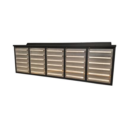 Organisieren Sie Ihre Werkzeuge mühelos mit dem 33-Schubladen-Garage-Schrank von Workshop