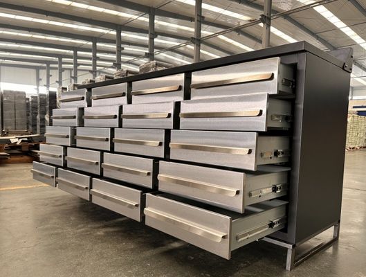 1.0mm 1.2mm 1.5mm Garagenwerkzeugschrank LS-2850-40 Top Modern mit optionalem Griff