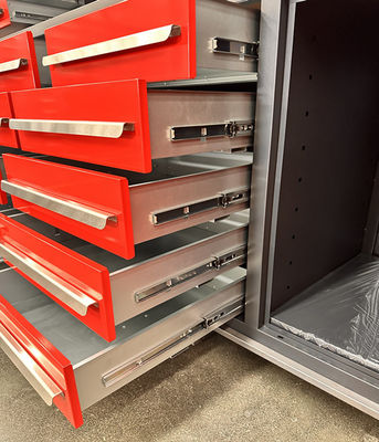 15-Schubladen kaltgewalztes Werkzeugschrank aus Stahl für die Organisation von Werkstätten in der Autowerkstatt