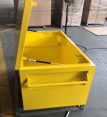 Professionelle Kaltgewalzte Stahl mobile Eisenbox Werkzeugspeicher Metall Job Box mit Schlüsselschloss