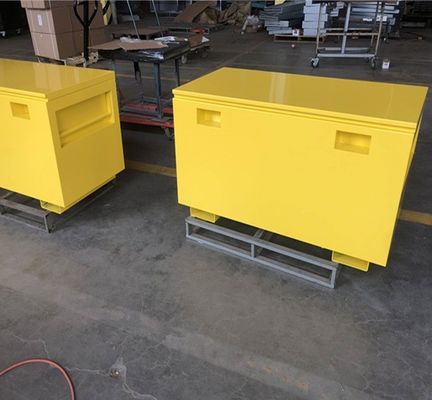 Weißmetall Stahl Werkstatt Schrank Werkzeugbox mit Hasp Lock System und Handles Schwerlast