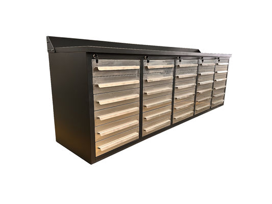 Werkplatz für die Garage Metallwerkzeugschrank Lagerung Kaltgewalzte Stahlarbeitsbank für die Garage