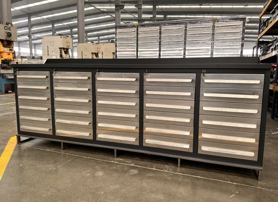 15-Schubladen-Schwerlast-Werkstatt Werkzeugschrank Arbeitsbank für die Lagerung von Ersatzteilen