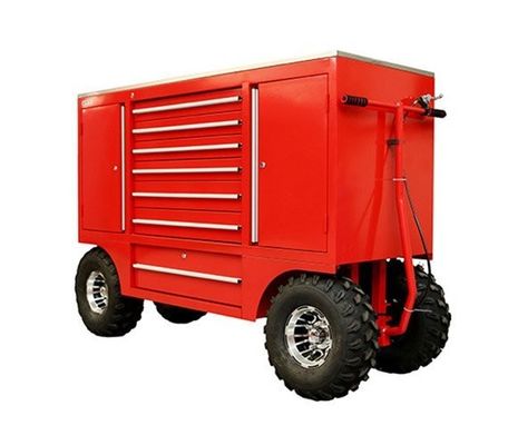 Optionale Schubladenmatte Schwerlast-Rollwerkzeugwagen mit Schloss Garage Werkzeugkiste auf Rädern