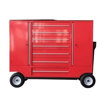 Optionale Schubladenmatte Schwerlast-Rollwerkzeugwagen mit Schloss Garage Werkzeugkiste auf Rädern