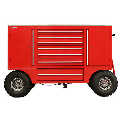 Optionale Schubladenmatte Schwerlast-Rollwerkzeugwagen mit Schloss Garage Werkzeugkiste auf Rädern