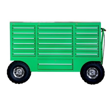 Anpassbares Werkzeugschrank Trolley Edelstahl Werkzeugkiste auf Rädern für Profis