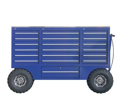 Anpassbares Werkzeugschrank Trolley Edelstahl Werkzeugkiste auf Rädern für Profis