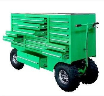 Fahrzeugwerkzeugwagen mit Edelstahlrädern