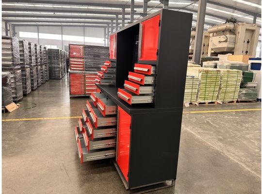 Werkstatt für Autoreparaturen Werkstatt für schweres Gewicht Werkzeugschränke Metall 40 Schubladen Arbeitsbank