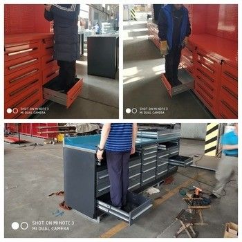 Die ultimative Garagenwerkstatt 20 Schubladen Schwerwerwerkzeugschrank mit Pegboard