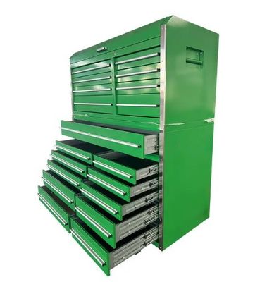 19 Schubladen Kaltgewalzte Stahlprofi-Werkstatt Metallwerkzeugschrank mit Rädern