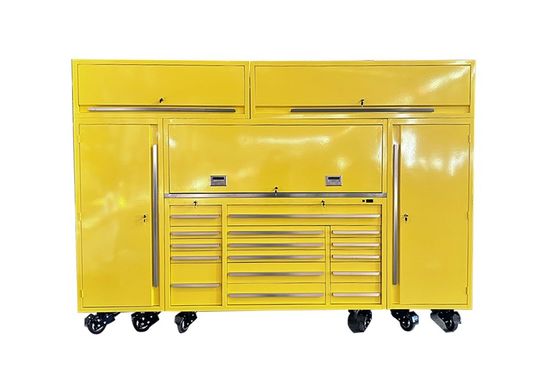 OEM-Logo Schwerlast-Rollwagen Stahlwerkzeugwagen mit Schubladen und Schließwerkzeugkasten