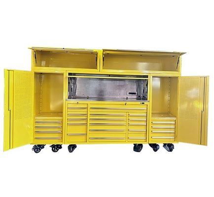 OEM-Logo Schwerlast-Rollwagen Stahlwerkzeugwagen mit Schubladen und Schließwerkzeugkasten