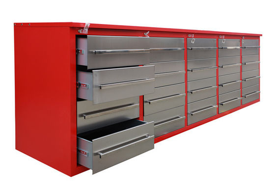 Organisierte Werkstatt Arbeitsbank 72 Zoll 20 Schublade Werkzeugbox Schrank für Teile Box Lagerung