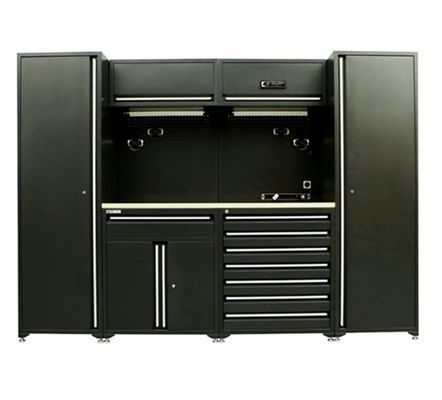 15-Schubladen-Werkzeugschrank Trolley kundenspezifischer 8-teiliger Werkzeug-Box-Set für Garage Werkstatt Lagerung