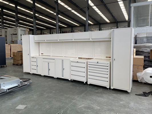 15-Schubladen-Werkzeugschrank Trolley kundenspezifischer 8-teiliger Werkzeug-Box-Set für Garage Werkstatt Lagerung