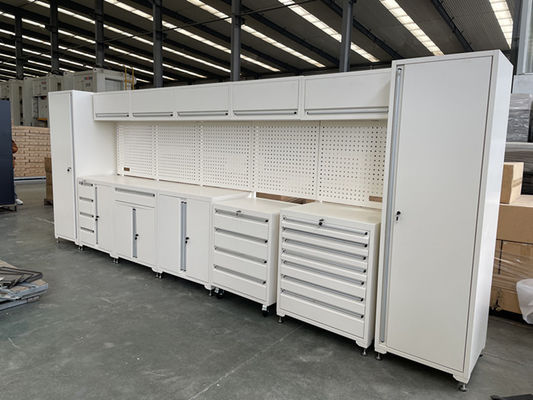 Individuelle Werkzeuglagerlösung Schwerlastwerkzeugbox Metallarbeitsbank für Werkstatt