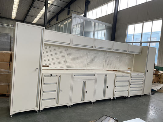 Werkzeuge für den Garagenladen Groß 3-Schubladen Stahlwalzwerkzeugschrank für Schwerlastarbeitsbank