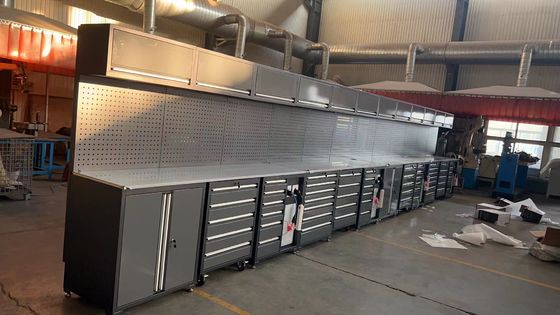 Werkzeuge für den Garagenladen Groß 3-Schubladen Stahlwalzwerkzeugschrank für Schwerlastarbeitsbank